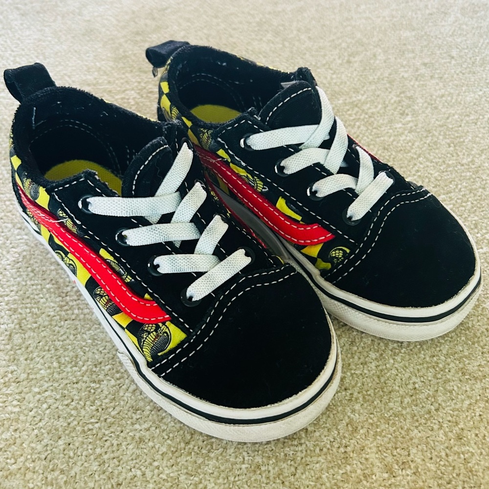 Toddler Vans Cobra Kai Edition